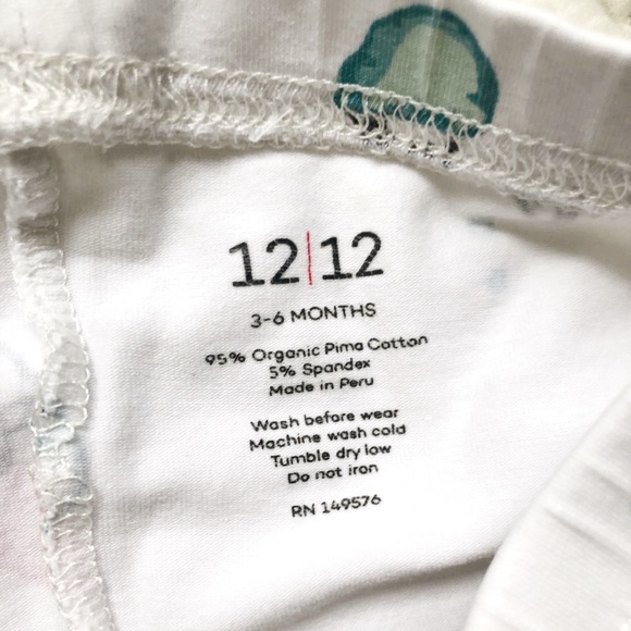 12 12 Organic Baby Leggings - Picture 2 of 3